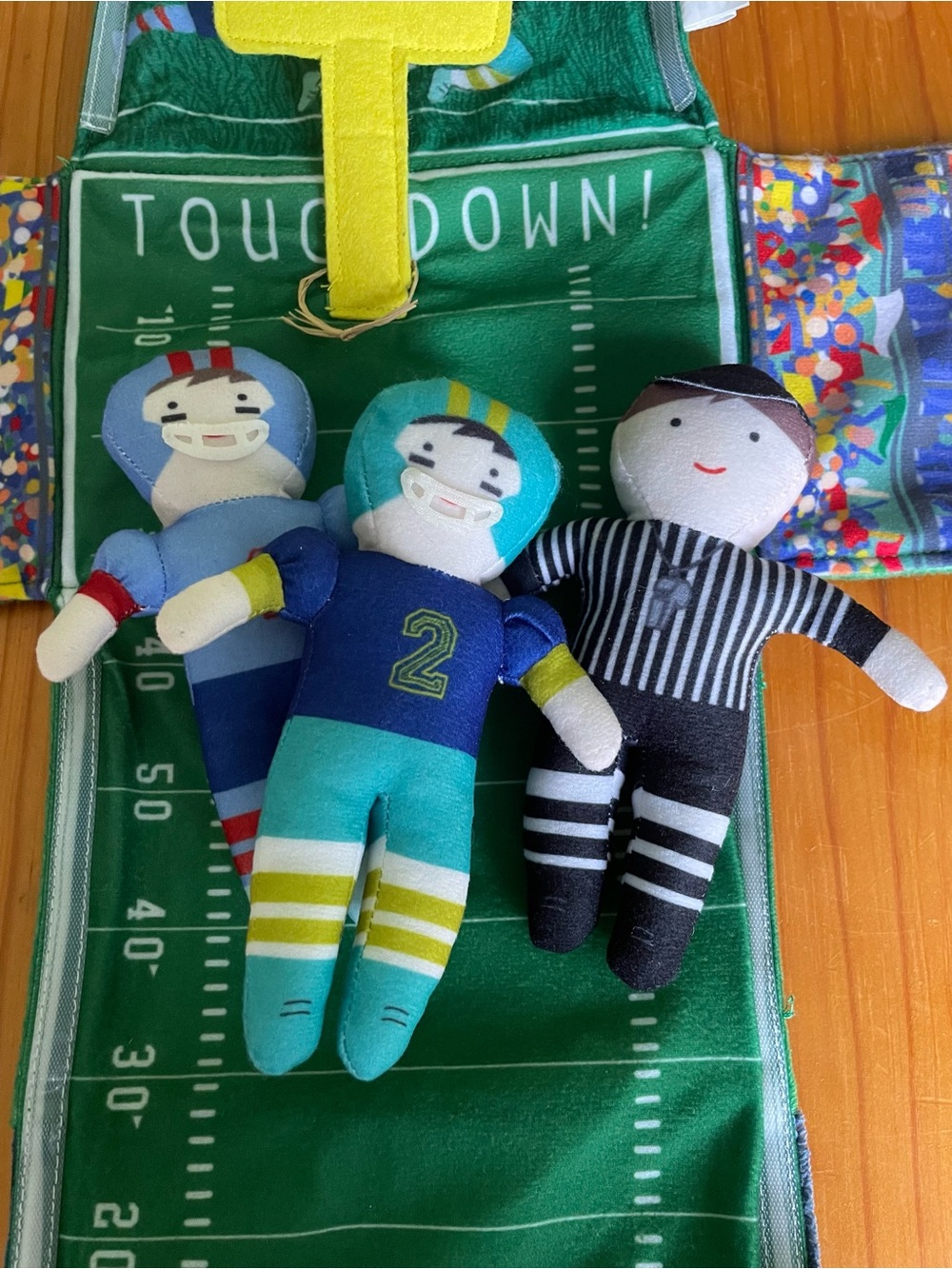 Plush Soft Football Stadium Infant Toy